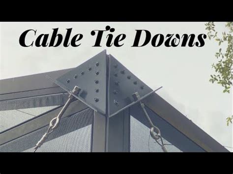 screen enclosure stainless steel cable tie downs|Pool Screen Enclosure Cables – What You Should Know.